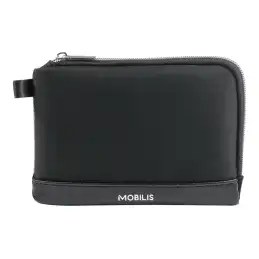 Mobilis PURE - Étui pour câbles - chargeurs - accessoires - noir - argent (056008)_1